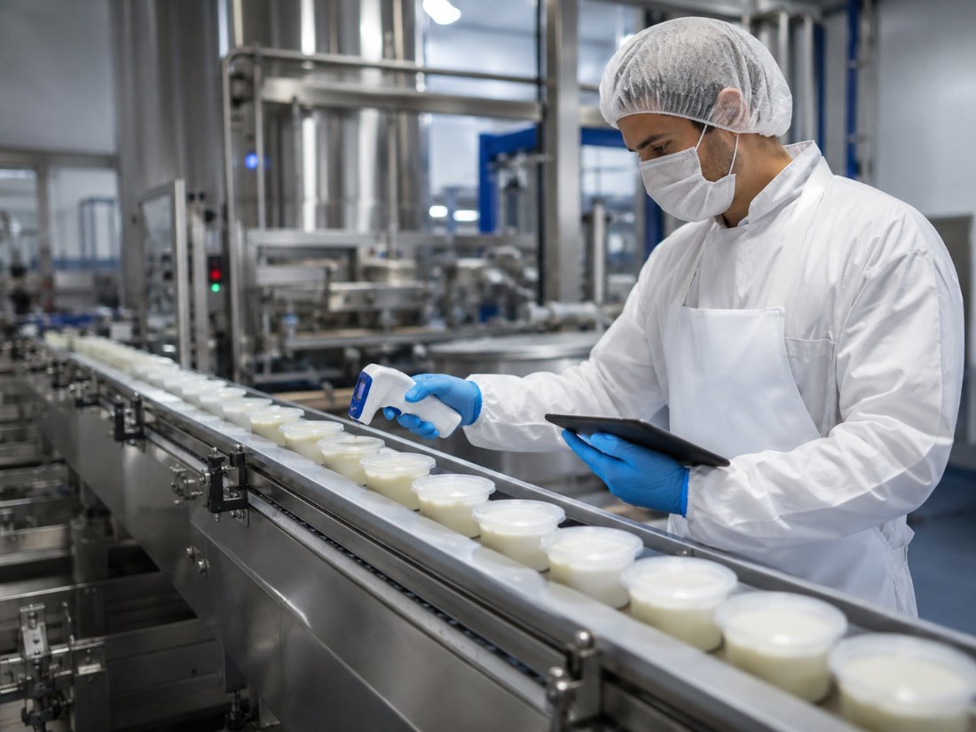 Controle de temperatura em linha de envase alimentício